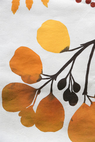 The Tree of Leaves Print in Autumn.