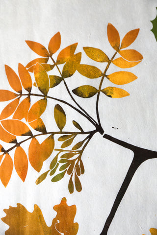 The Tree of Leaves Print in Autumn.