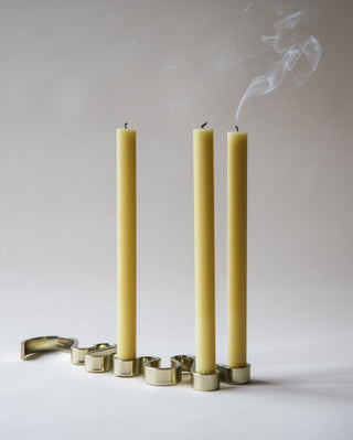 Brass Meander Candle Holder (5 Candle)