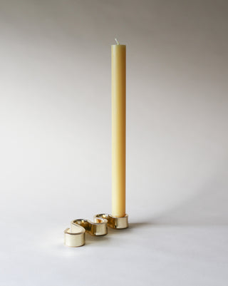 Brass Meander Candle Holder (Small)