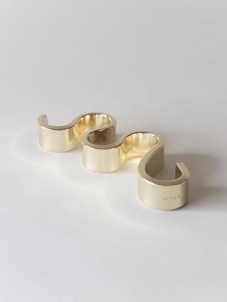 Brass Meander Candle Holder (Small)