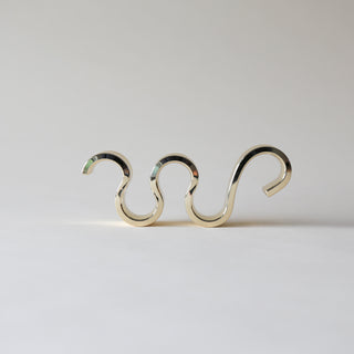 Brass Meander Candle Holder (Small)