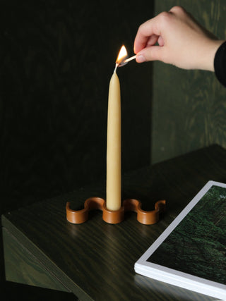 meander candle holder